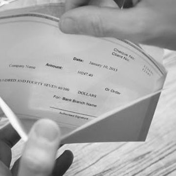 Cheques are Handled by Many People, both Inside & Outside the Company